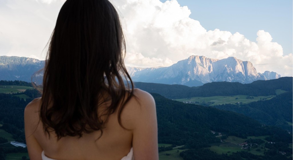 wunderschönes Dolomitenpanorama von Deinem Panoramazimmer